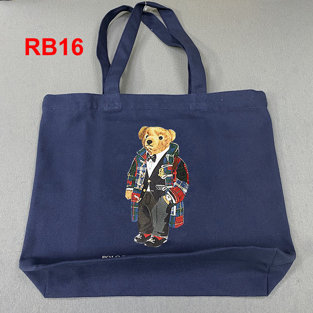 Ralph Lauren Polo Bear Canvas Tote · A2107 — תמונה 3