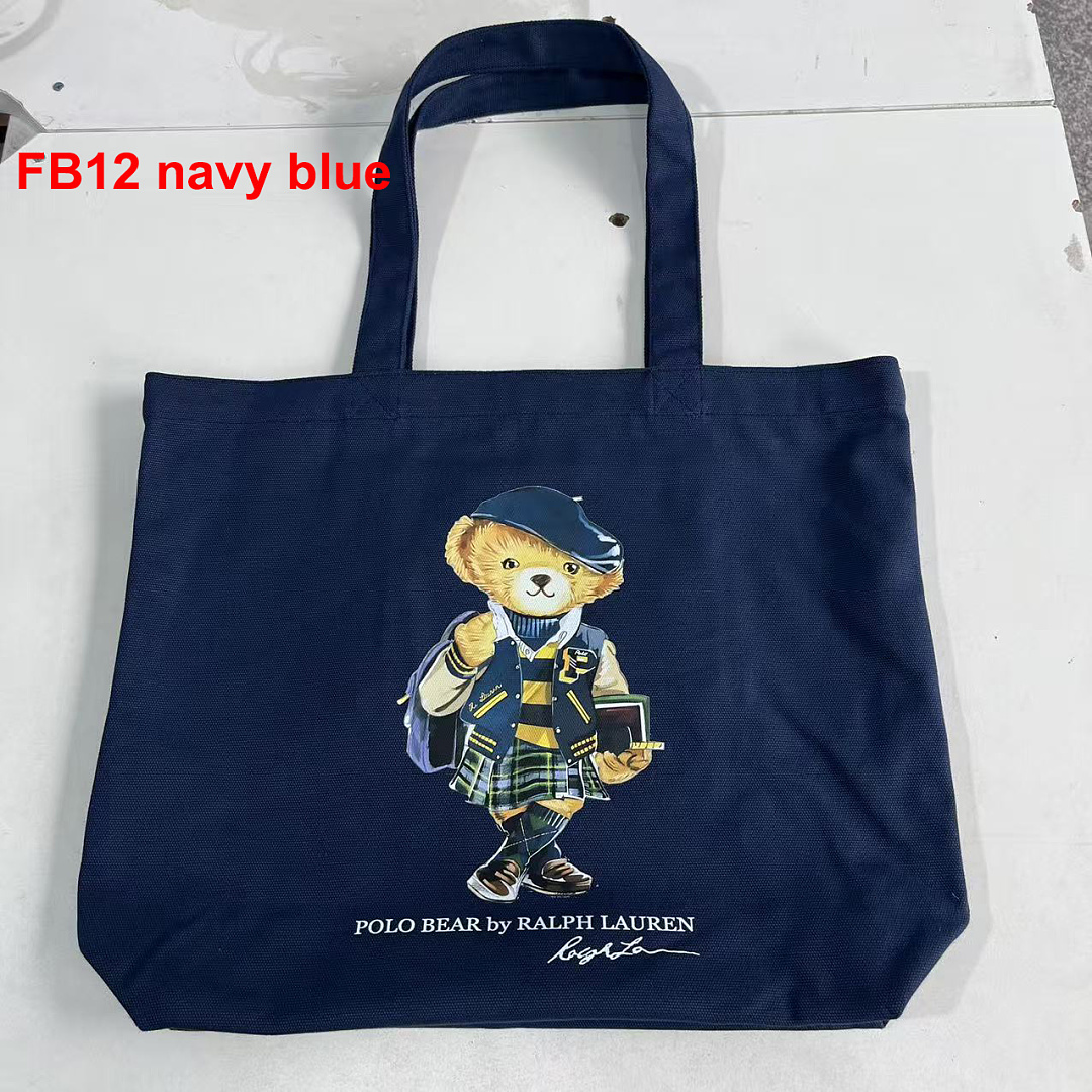 Ralph Lauren Polo Bear Canvas Tote · A3267 — תמונה 20