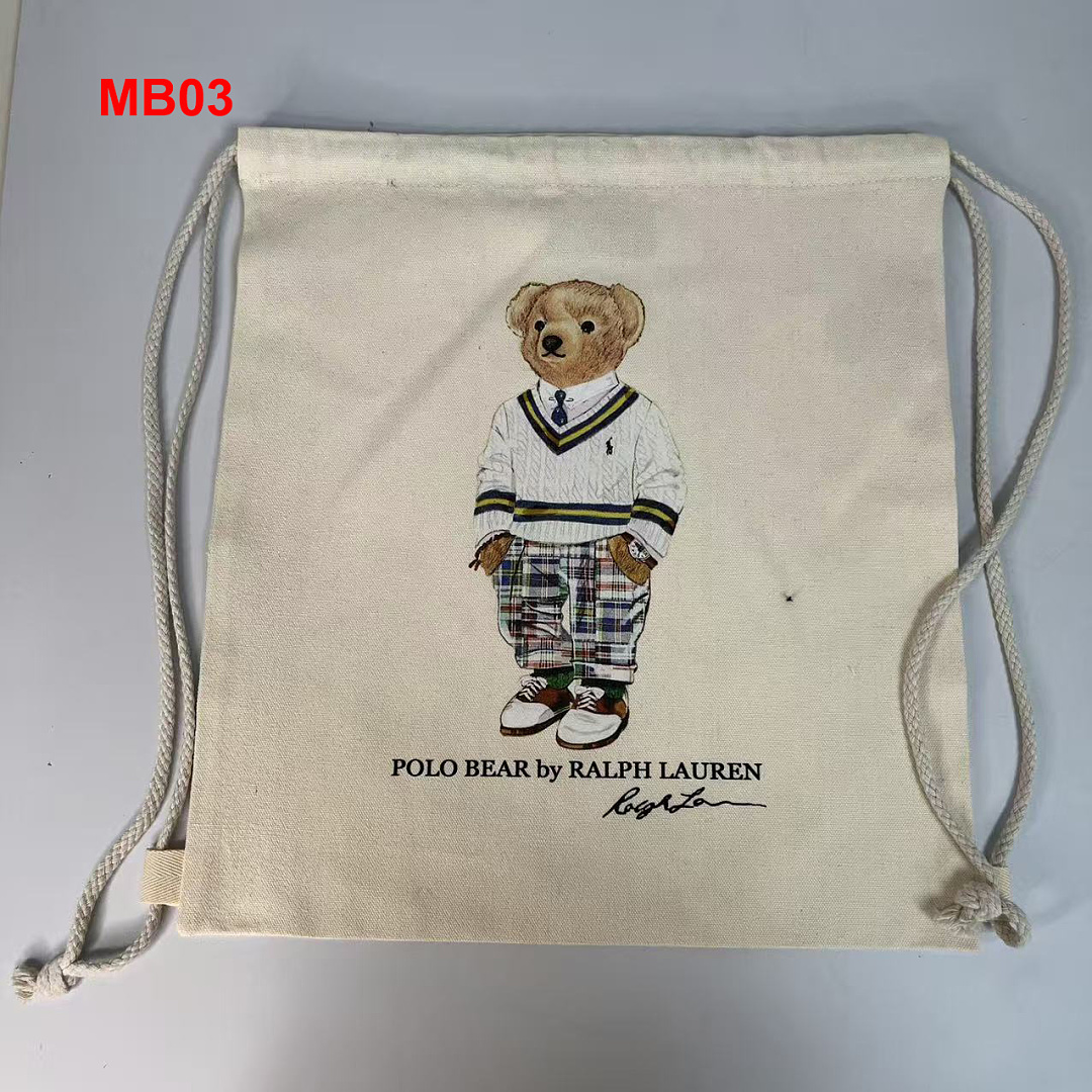 Ralph Lauren Polo Bear Canvas Tote · A3112 — תמונה 27