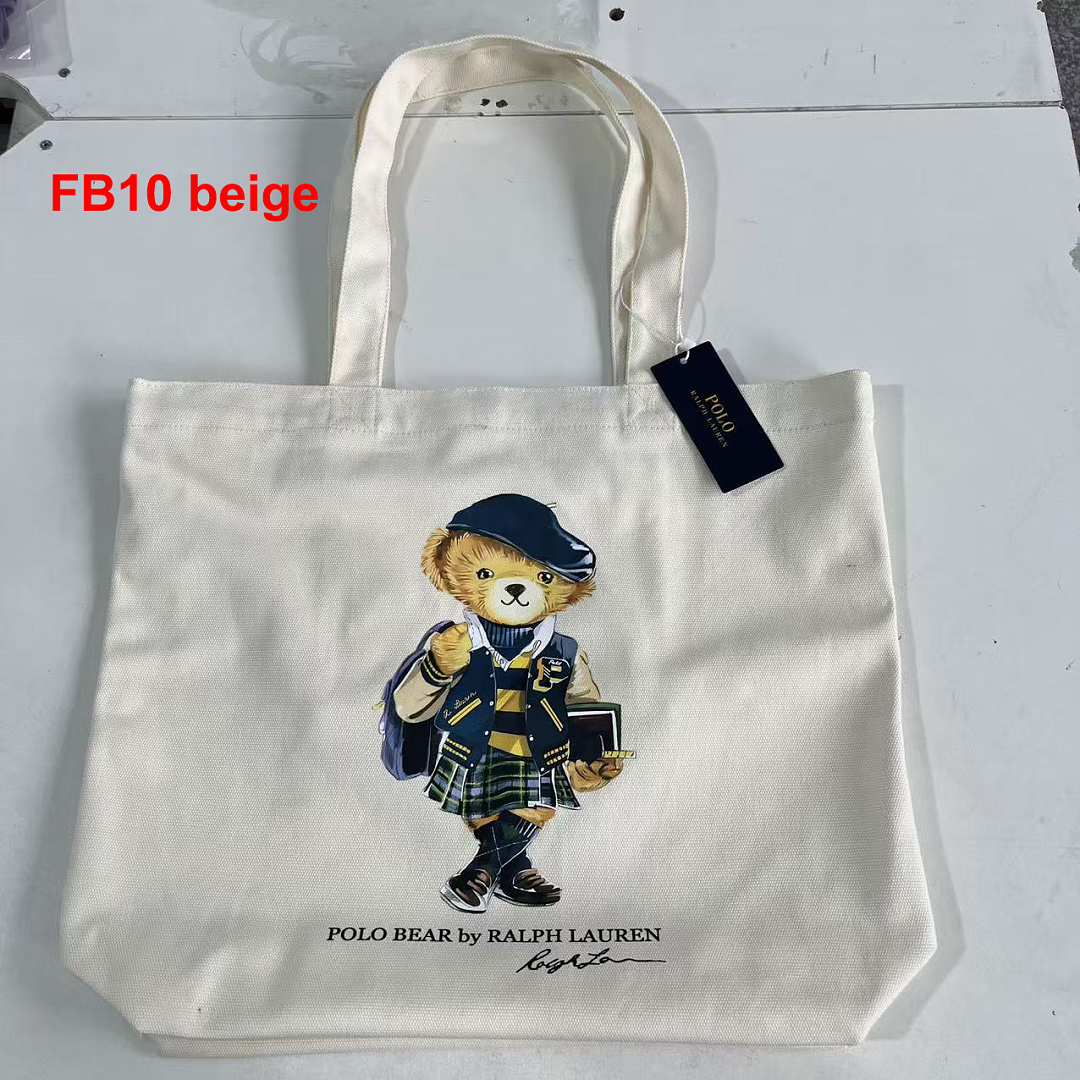 Ralph Lauren Polo Bear Canvas Tote · A3267 — תמונה 22
