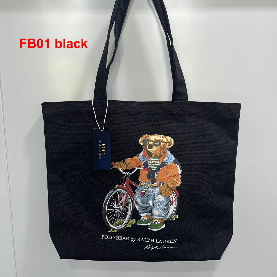 Ralph Lauren Polo Bear Canvas Tote · A3267 — תמונה 30