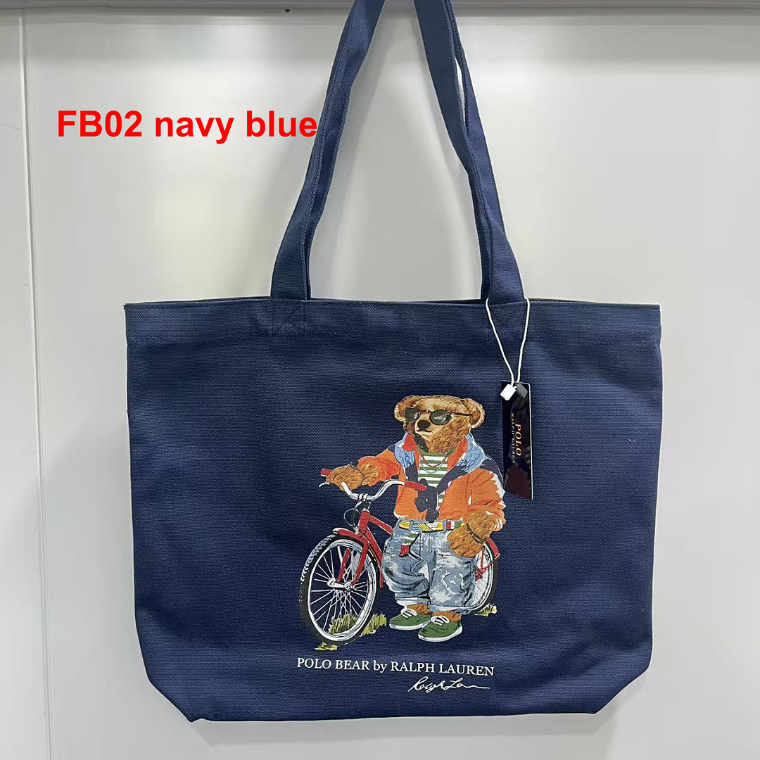 Ralph Lauren Polo Bear Canvas Tote · A3267 — תמונה 29
