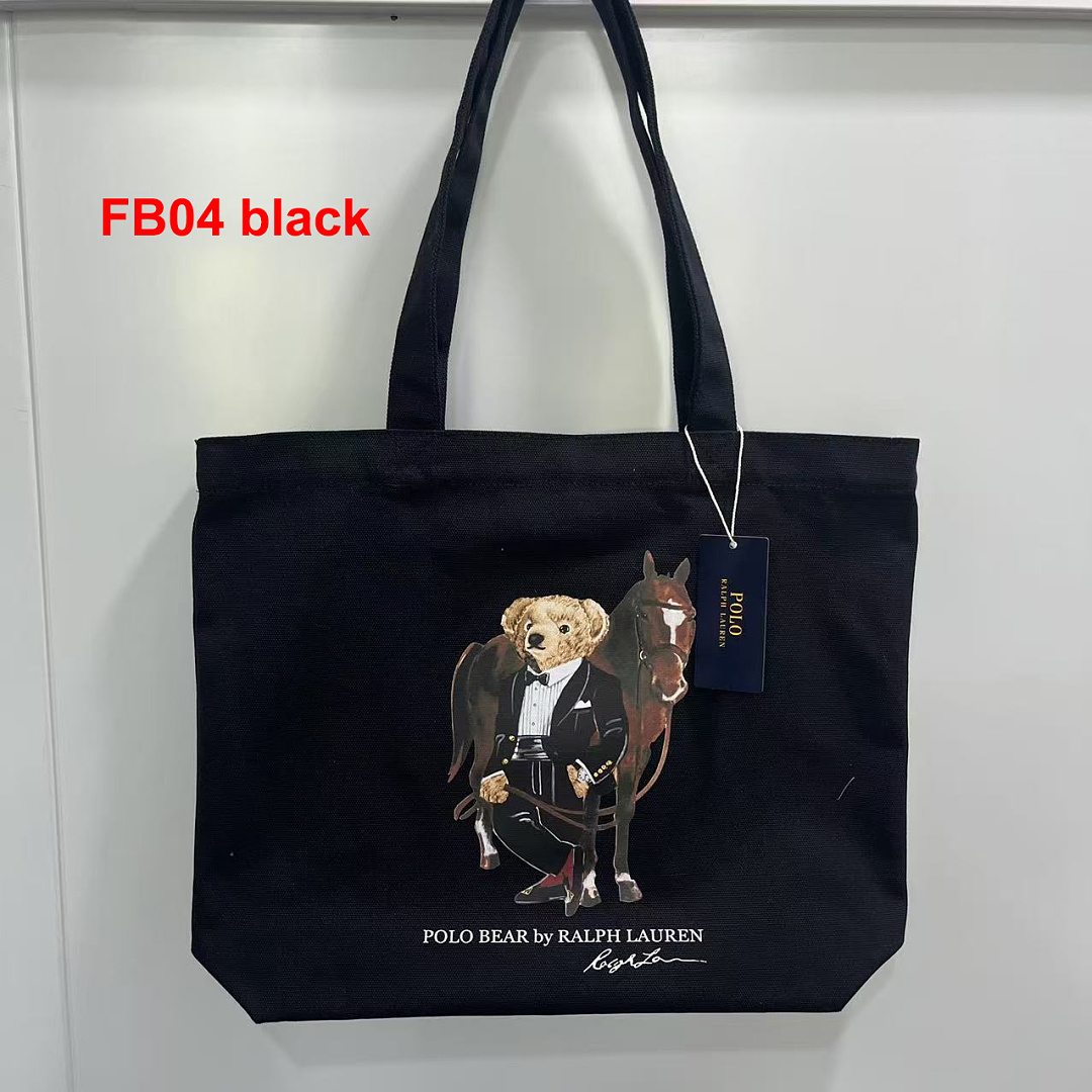 Ralph Lauren Polo Bear Canvas Tote · A3267 — תמונה 28