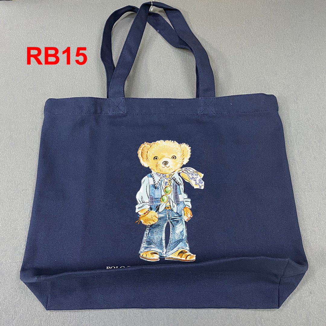 Ralph Lauren Polo Bear Canvas Tote · A2107 — תמונה 4