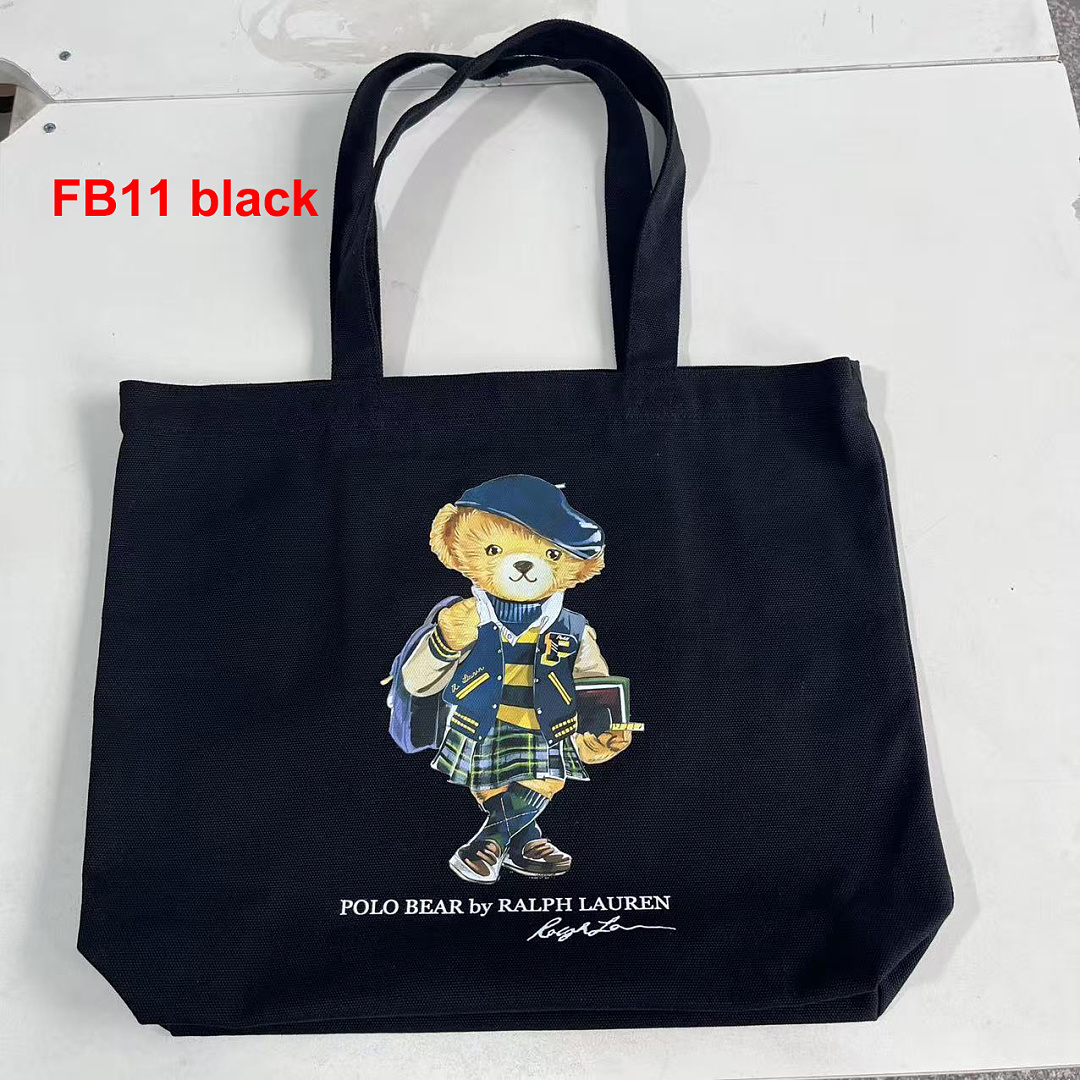 Ralph Lauren Polo Bear Canvas Tote · A3267 — תמונה 21