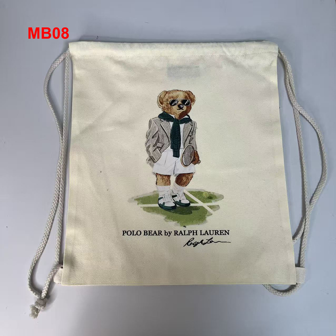 Ralph Lauren Polo Bear Canvas Tote · A3112 — תמונה 22
