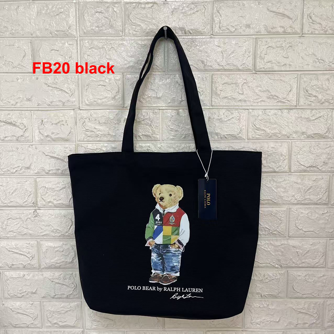 Ralph Lauren Polo Bear Canvas Tote · A3267 — תמונה 12
