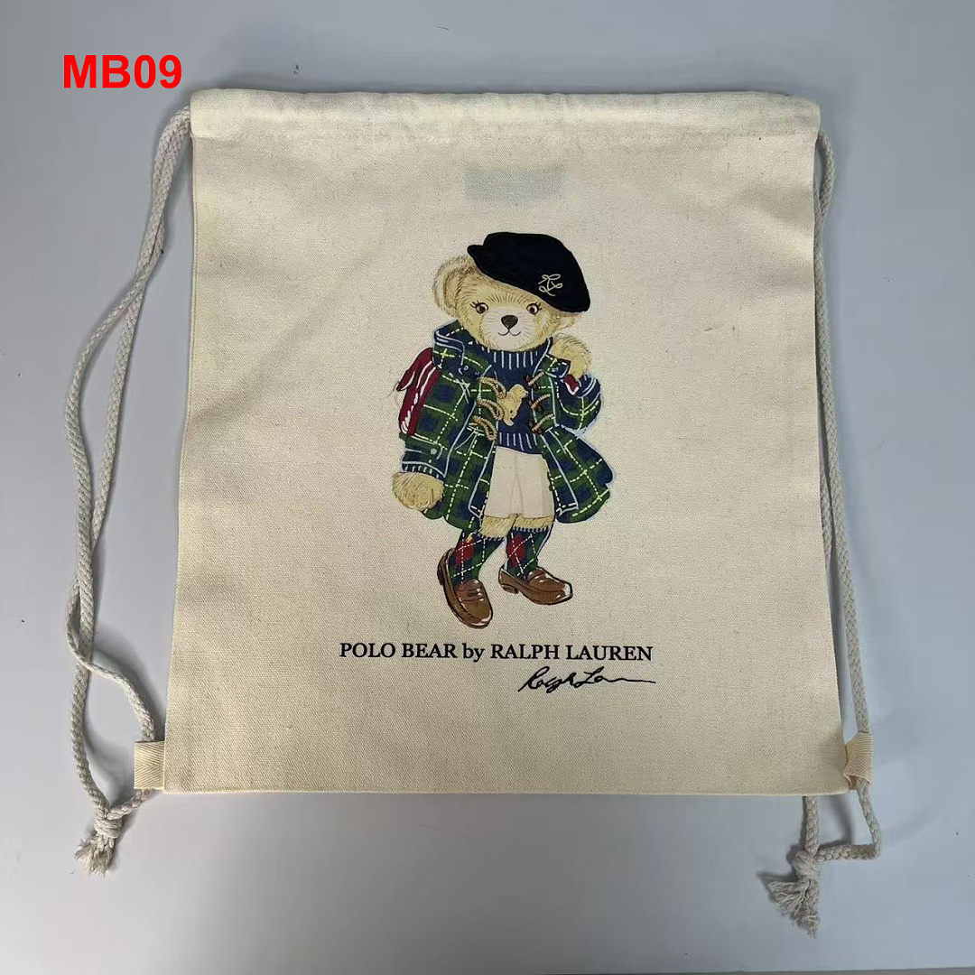 Ralph Lauren Polo Bear Canvas Tote · A3112 — תמונה 21
