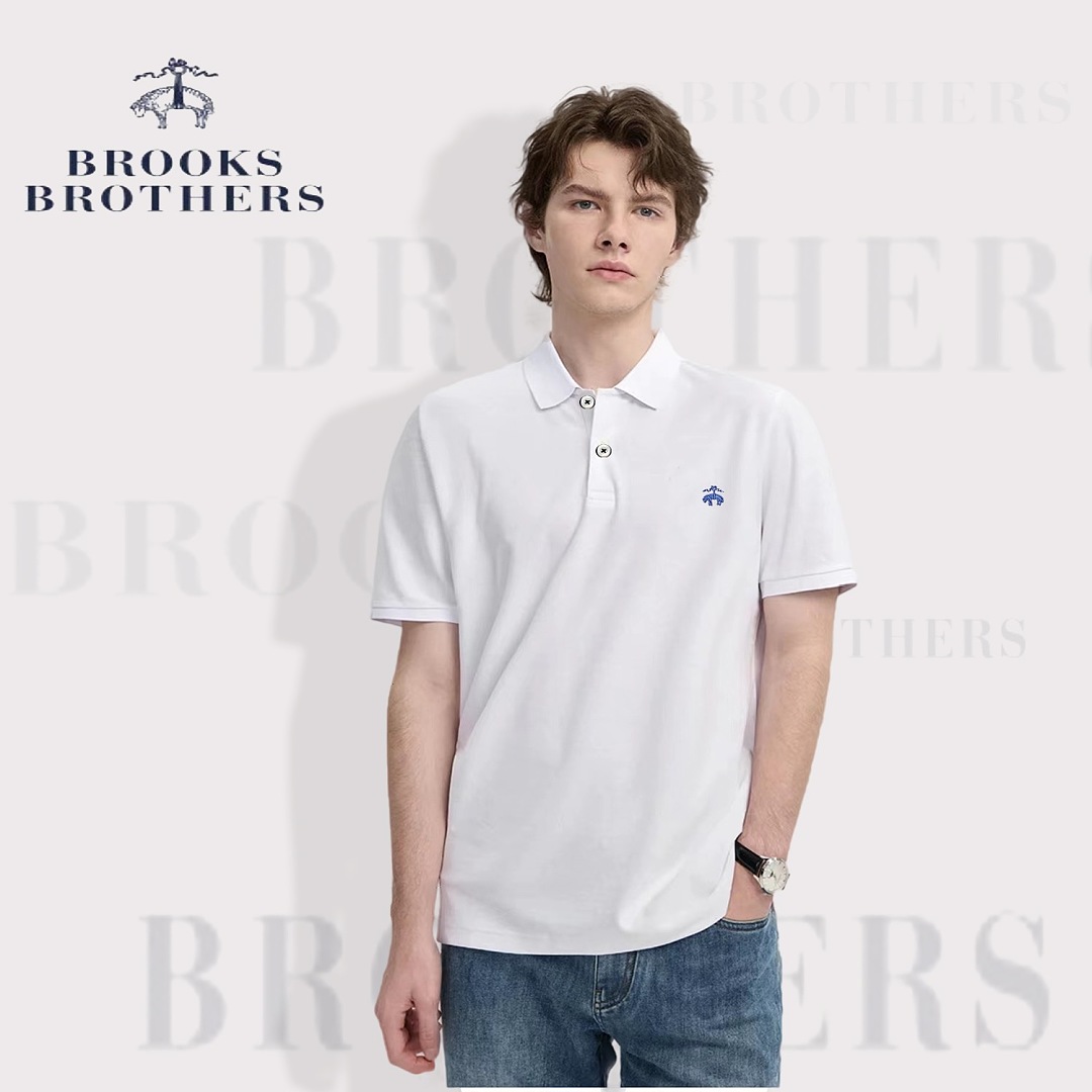 Brooks Brothers Golden Fleece Stretch Supima Polo · A3292 — תמונה 10