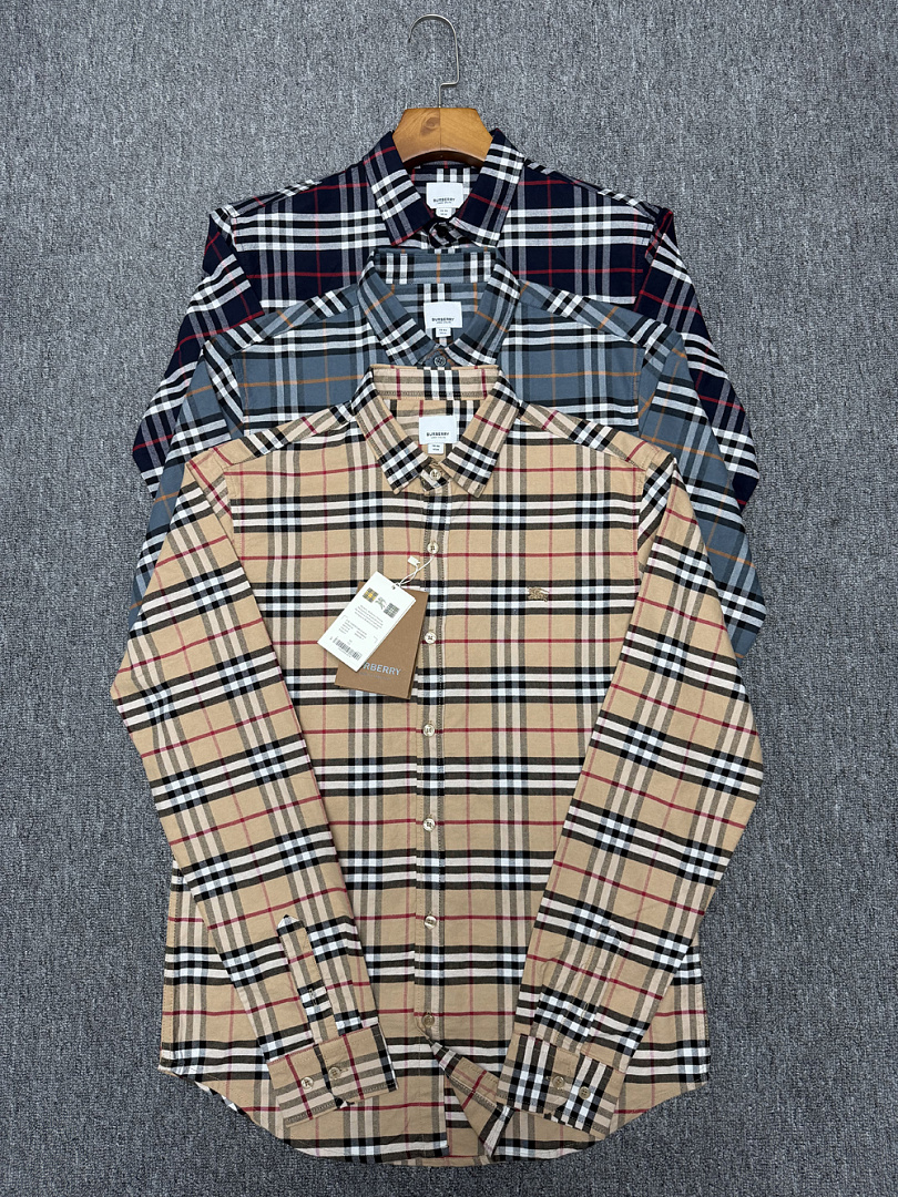 Burberry Simpson Checked Cotton Shirt · A3250 — תמונה 28