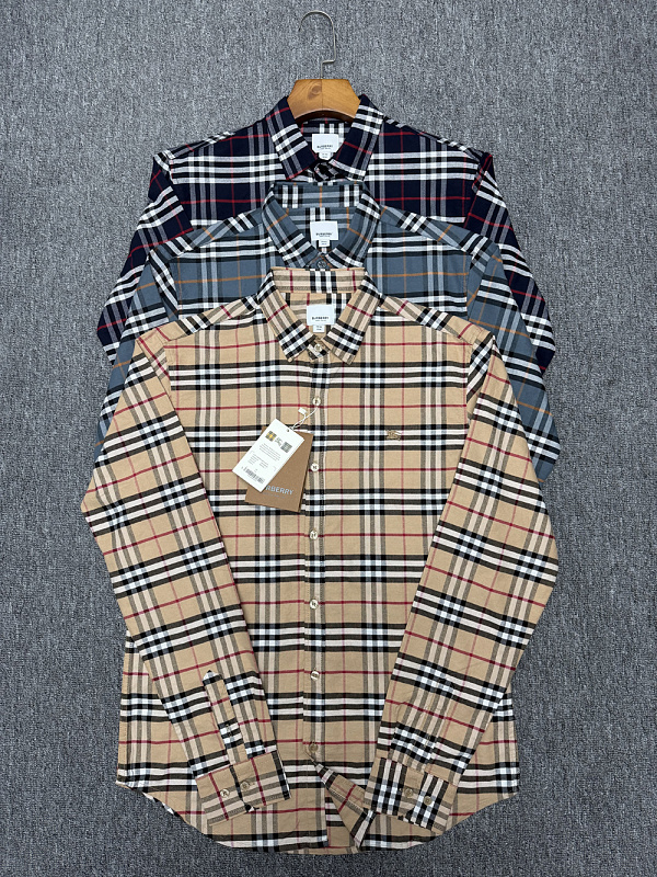 Burberry Simpson Checked Cotton Shirt · A3250 — תמונה 29