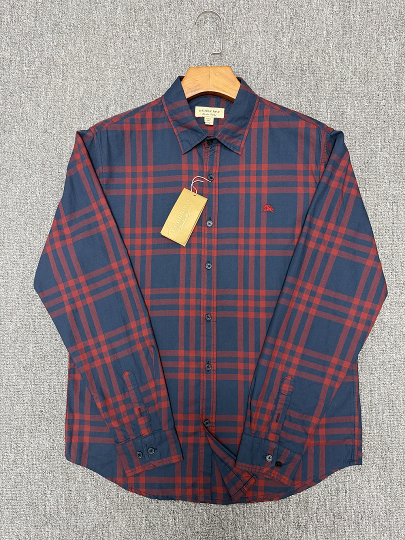 Burberry Check Cotton Shirt · A3249 — תמונה 20
