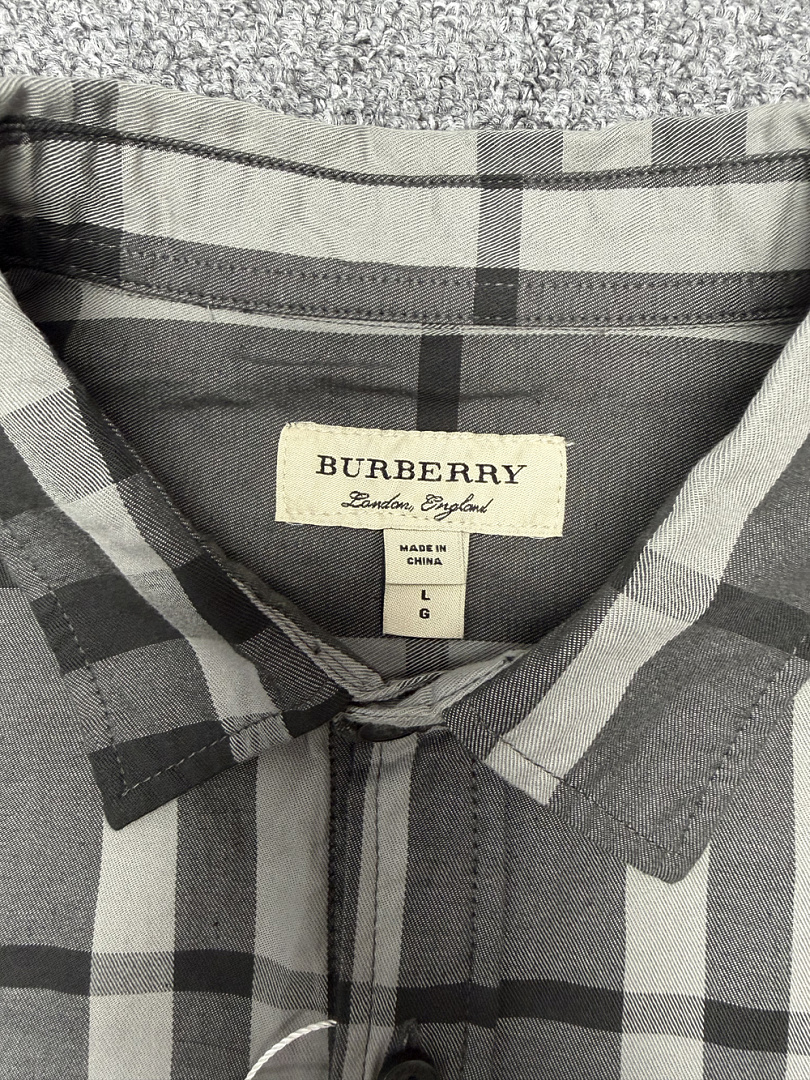 Burberry Check Cotton Shirt · A3249 — תמונה 12