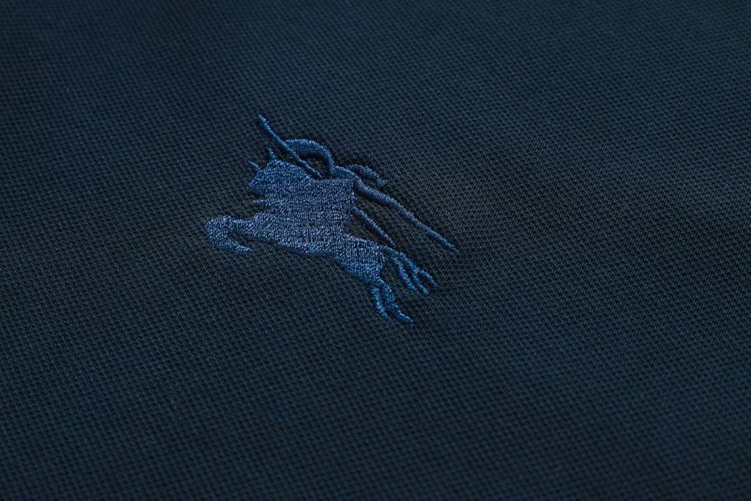 Burberry Logo Collar Cotton Polo Shirt · A2971 — תמונה 3