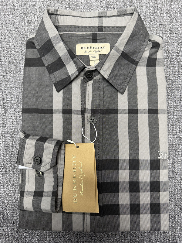 Burberry Check Cotton Shirt · A3249 — תמונה 19