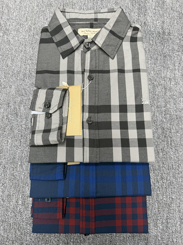 Burberry Check Cotton Shirt · A3249 — תמונה 32
