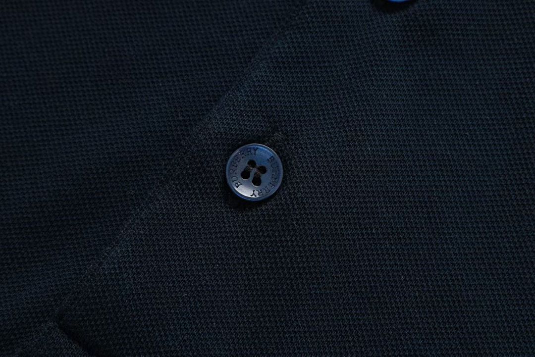 Burberry Logo Collar Cotton Polo Shirt · A2971 — תמונה 4