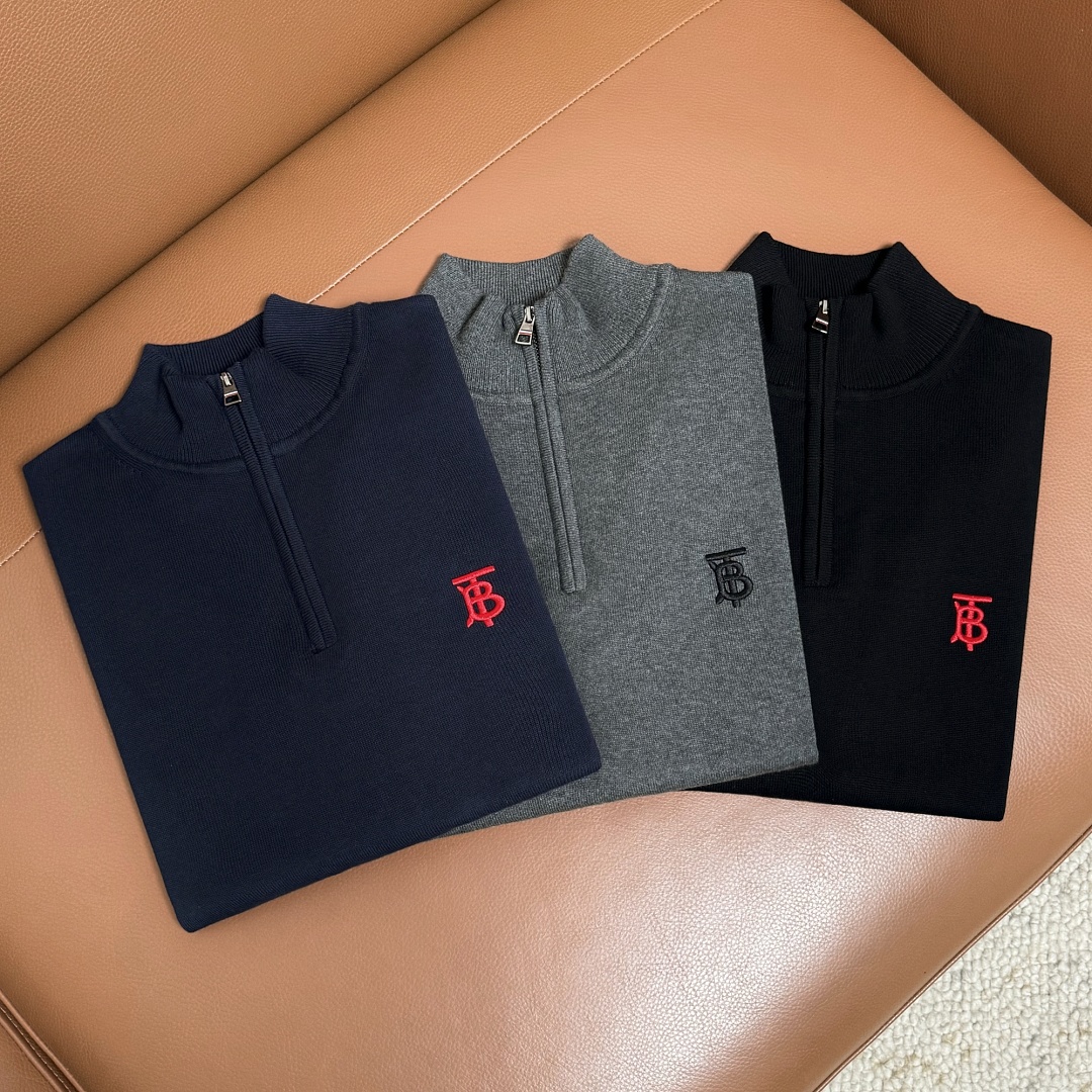 Burberry Half-zip Sweater · A3418 — תמונה 13