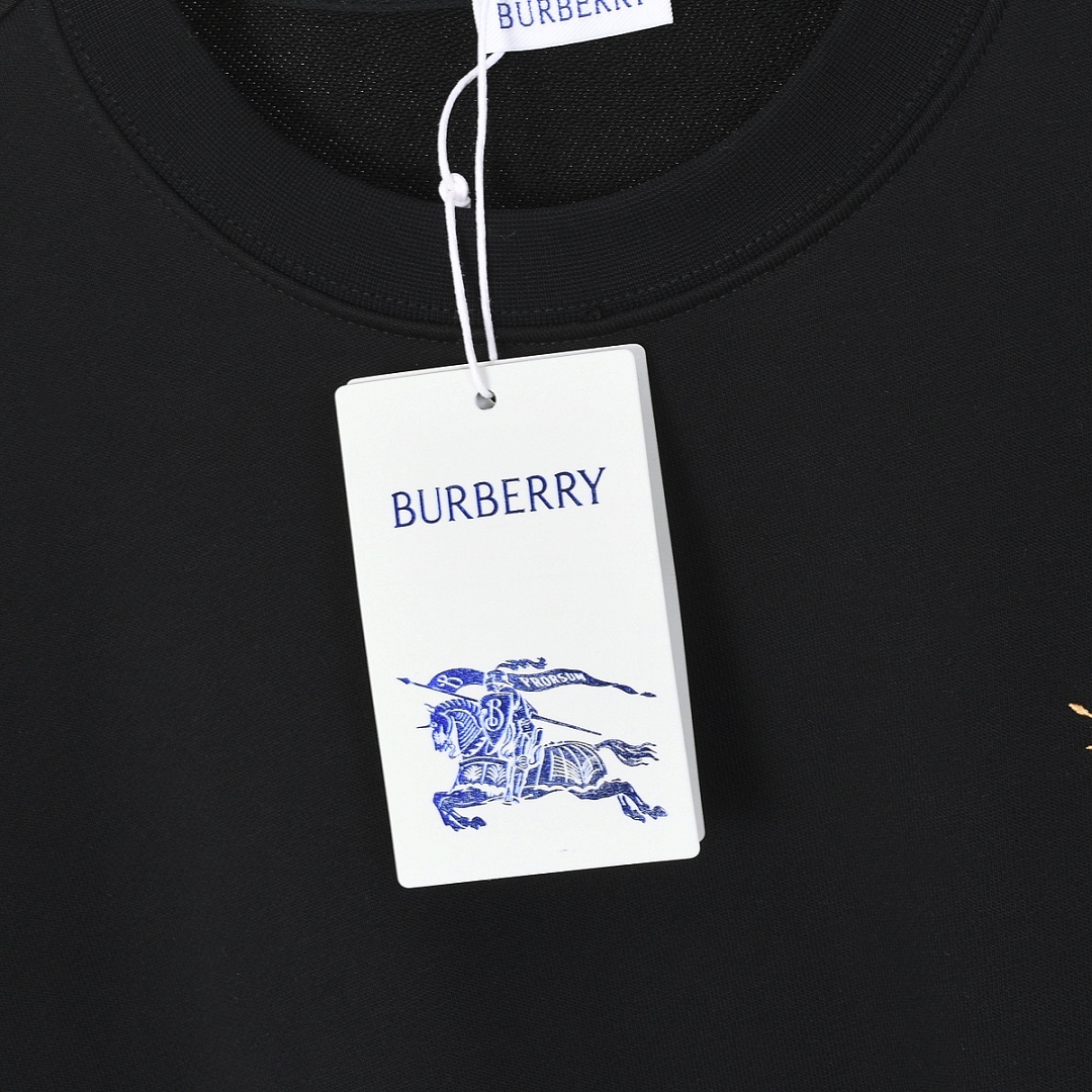 Burberry Logo Cotton Sweatshirt · A3304 — תמונה 12