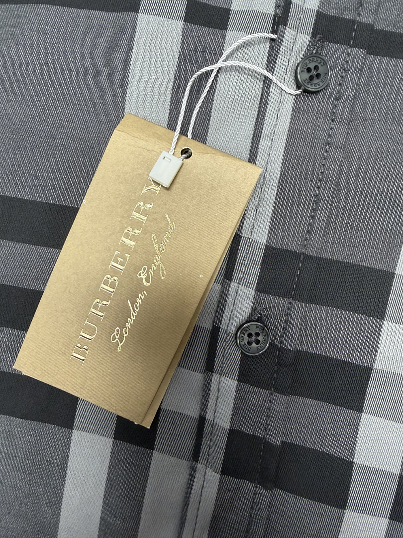 Burberry Check Cotton Shirt · A3249 — תמונה 10