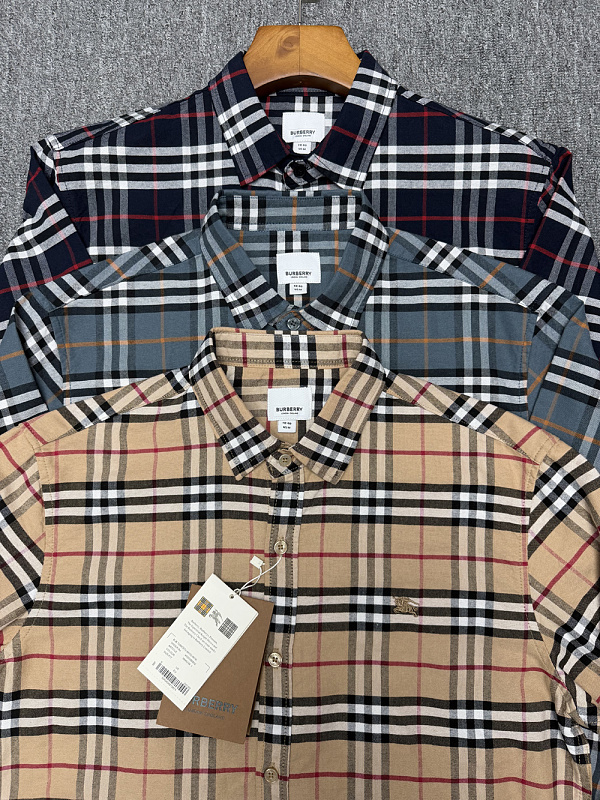 Burberry Simpson Checked Cotton Shirt · A3250 — תמונה 31