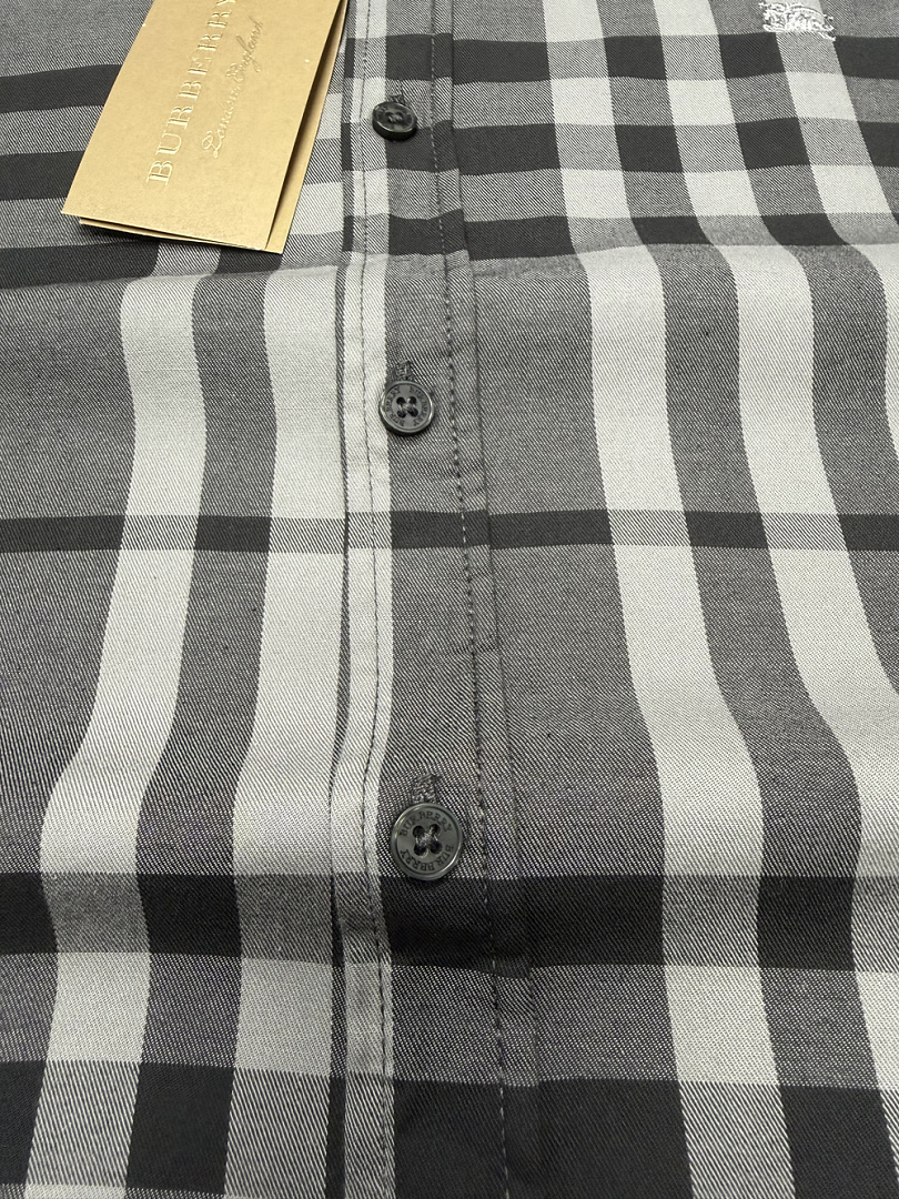 Burberry Check Cotton Shirt · A3249 — תמונה 16