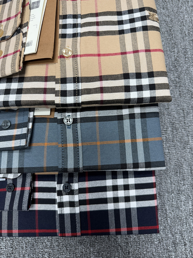 Burberry Simpson Checked Cotton Shirt · A3250 — תמונה 22