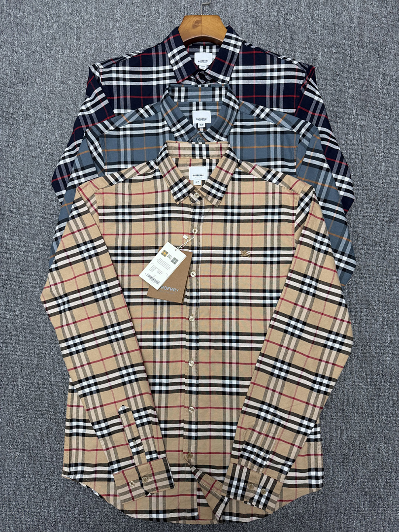 Burberry Simpson Checked Cotton Shirt · A3250 — תמונה 34