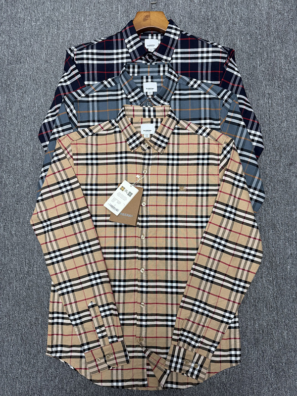Burberry Simpson Checked Cotton Shirt · A3250 — תמונה 35