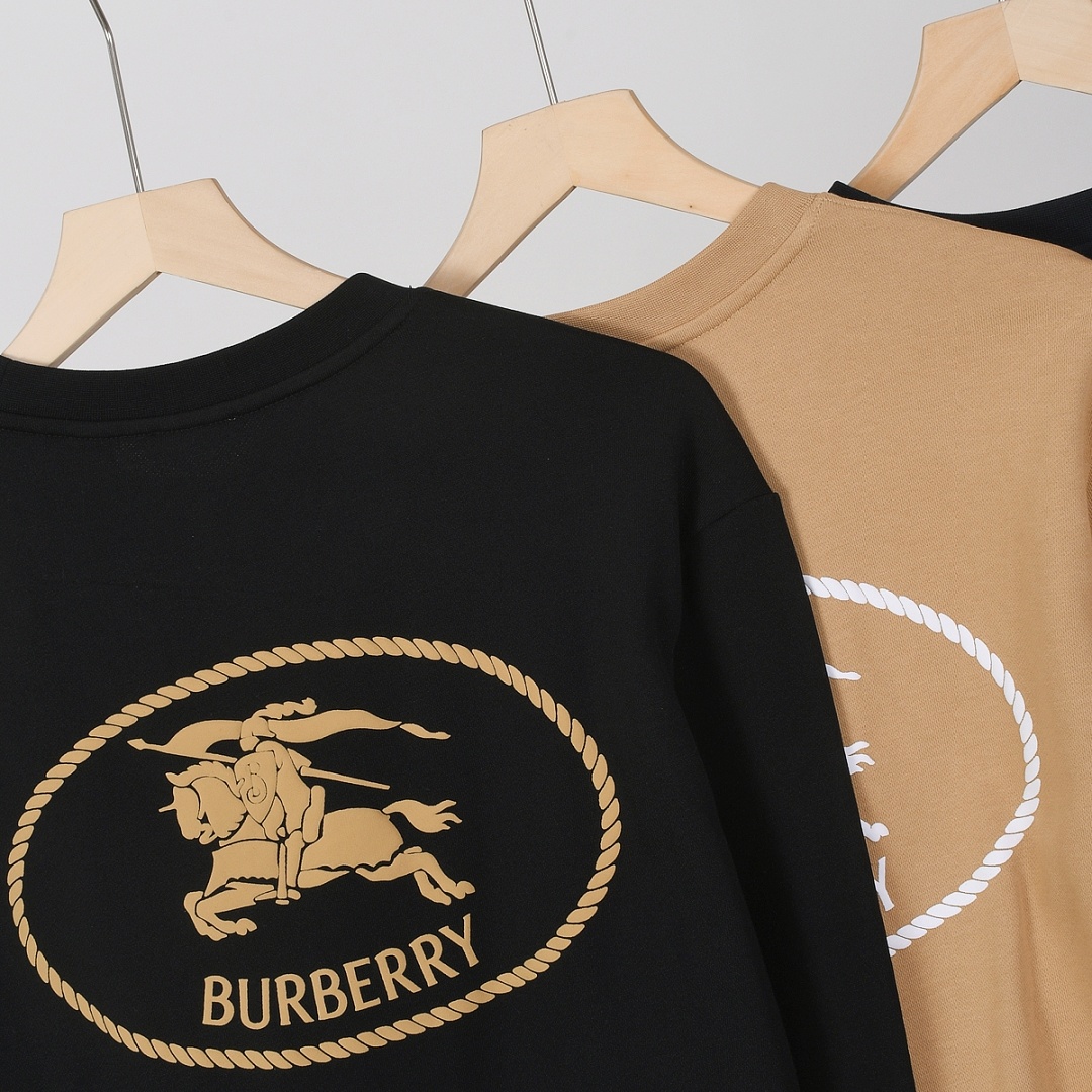 Burberry Logo Cotton Sweatshirt · A3304 — תמונה 20