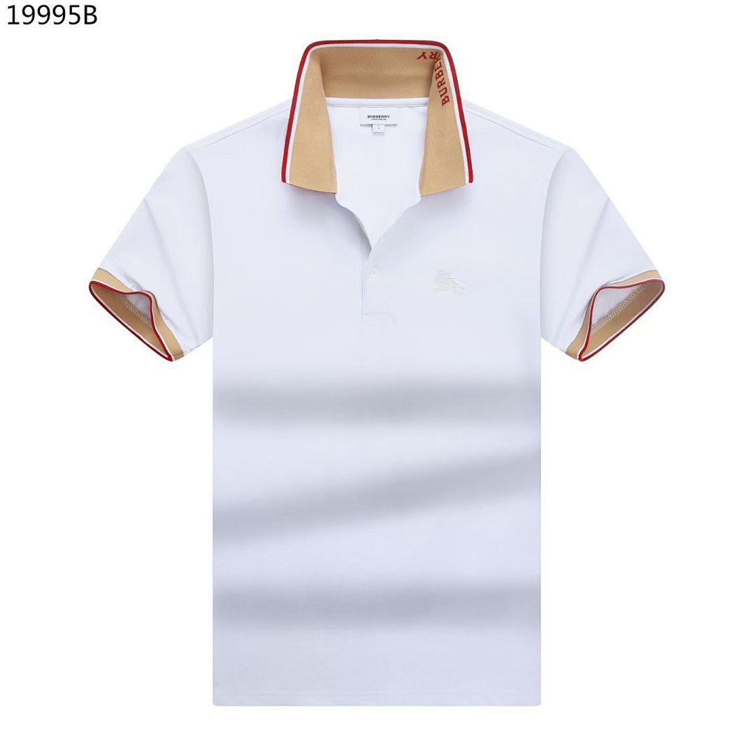 Burberry Logo Collar Cotton Polo Shirt · A2971 — תמונה 7