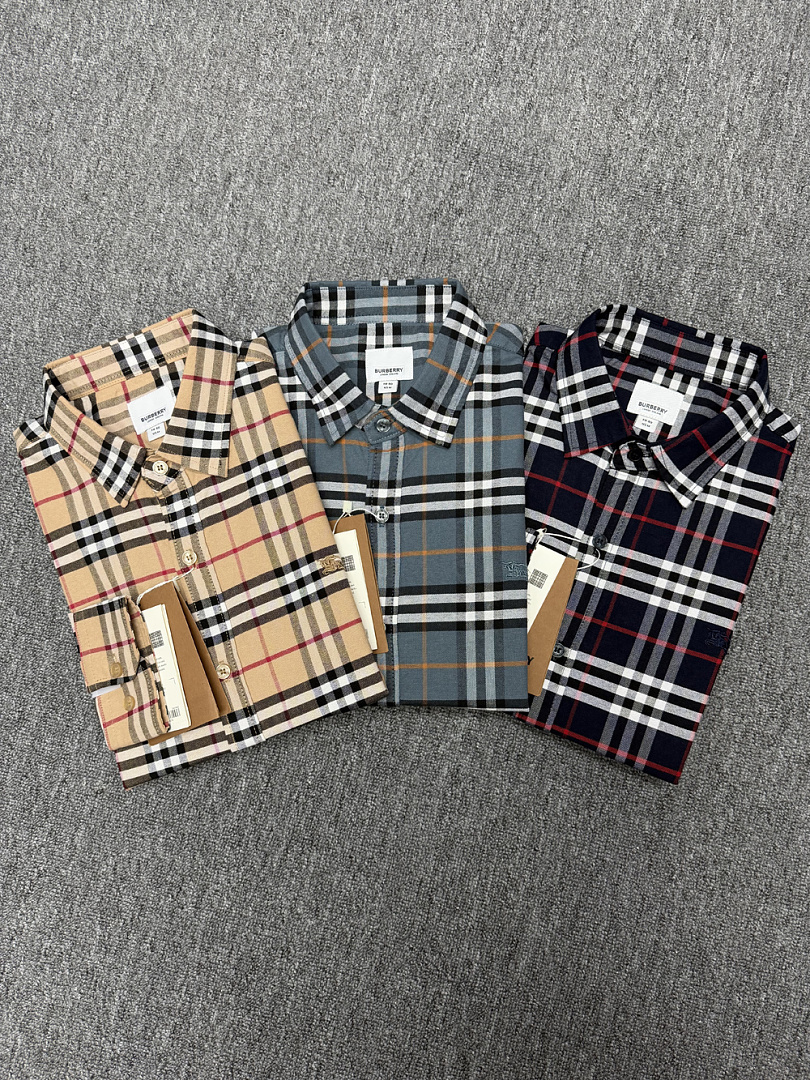 Burberry Simpson Checked Cotton Shirt · A3250 — תמונה 20