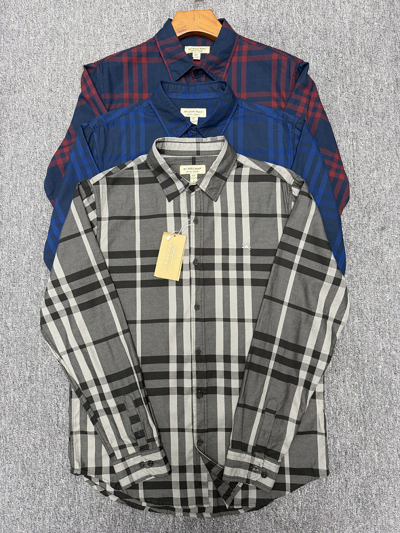 Burberry Check Cotton Shirt · A3249 — תמונה 37