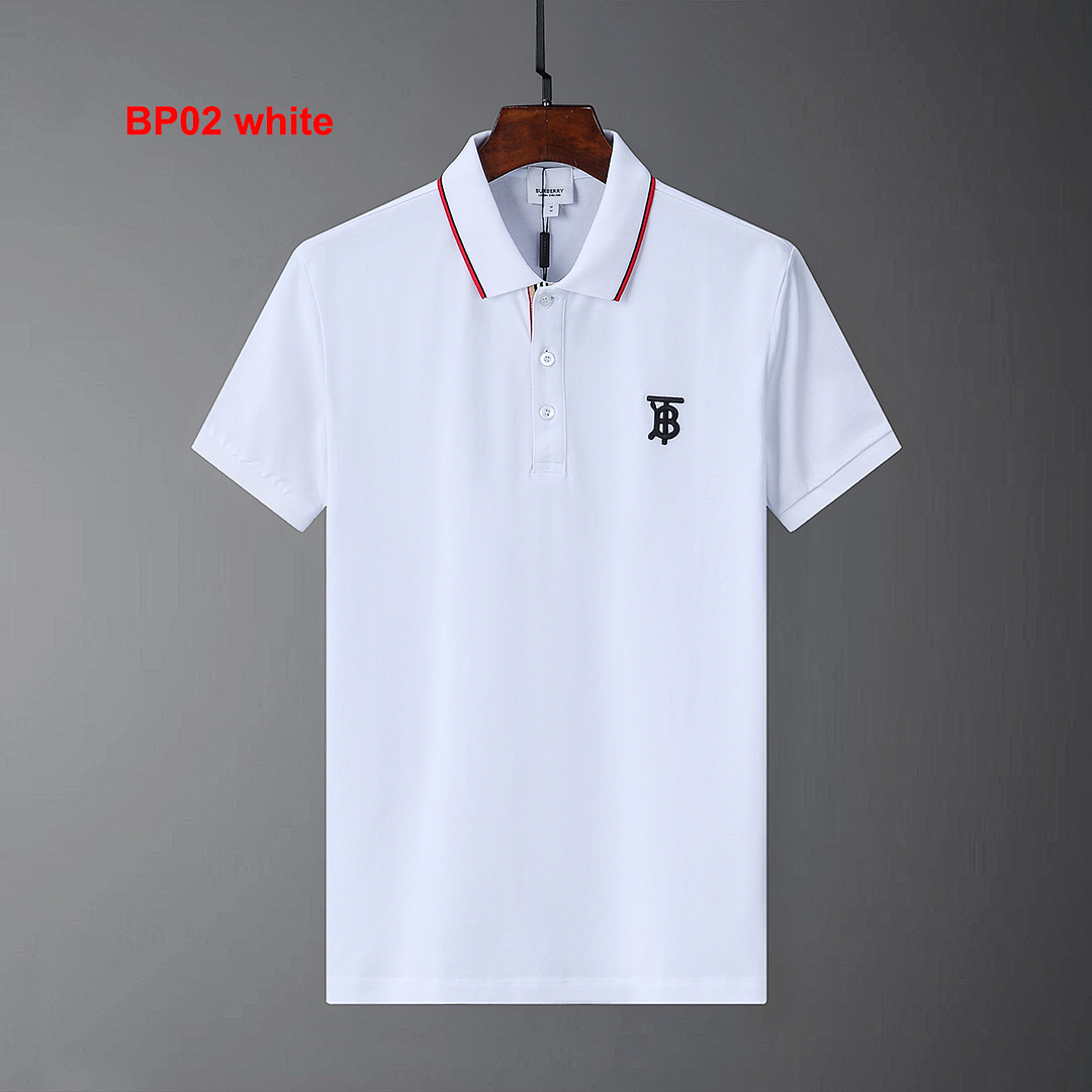 Burberry Icon Stripe Placket Cotton Piqué · A2431 — תמונה 8