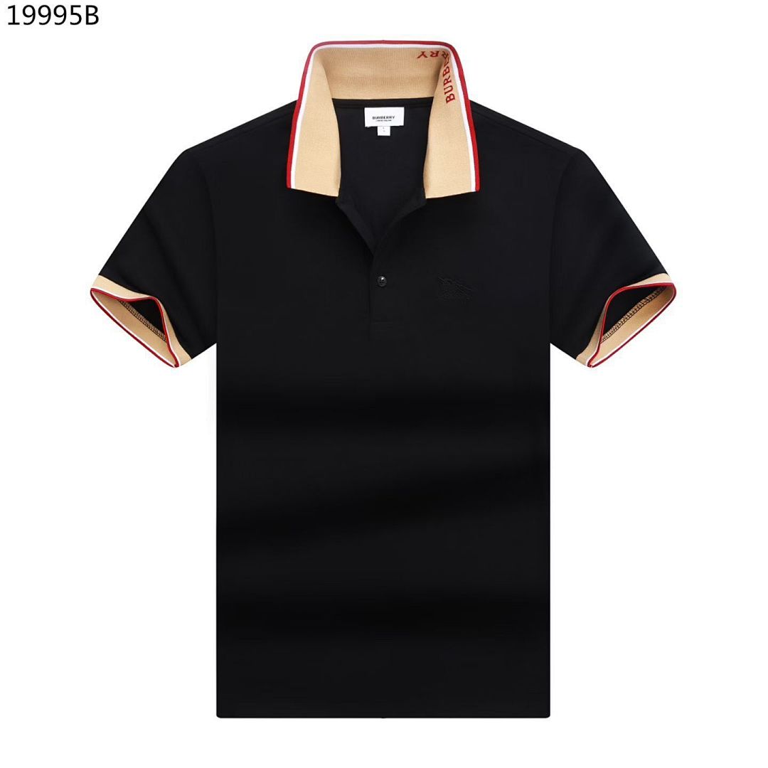 Burberry Logo Collar Cotton Polo Shirt · A2971 — תמונה 10