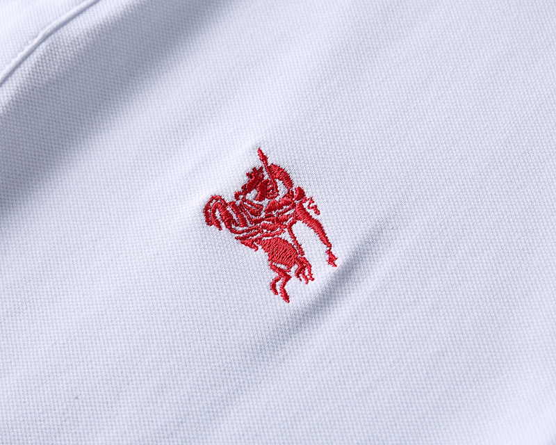Burberry Icon Stripe Placket Cotton Piqué · A2431 — תמונה 17