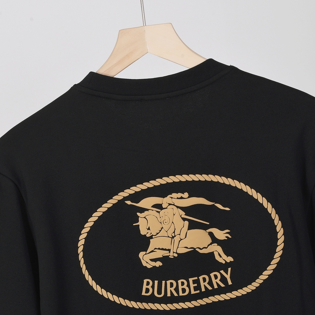 Burberry Logo Cotton Sweatshirt · A3304 — תמונה 10