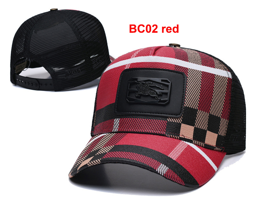 Burberry Check Cotton Baseball Cap · A3047 — תמונה 3