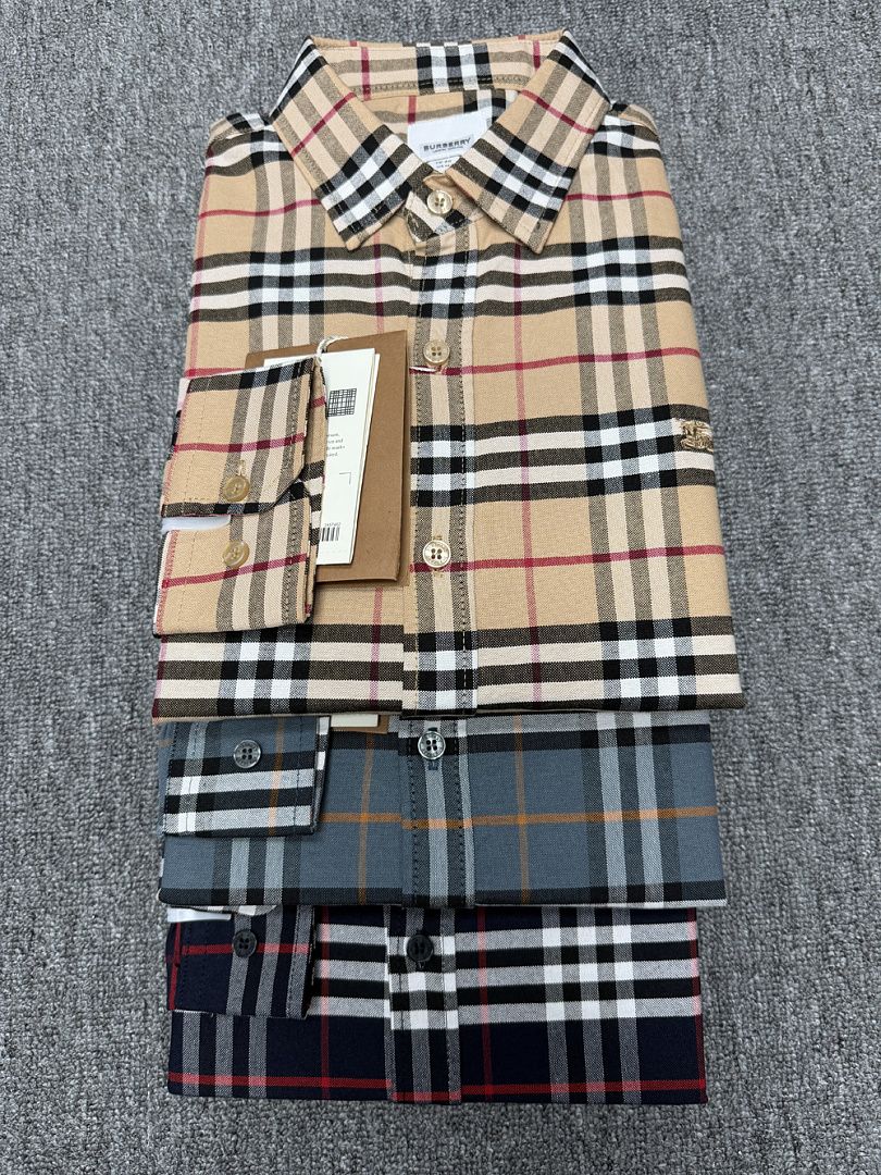 Burberry Simpson Checked Cotton Shirt · A3250 — תמונה 24