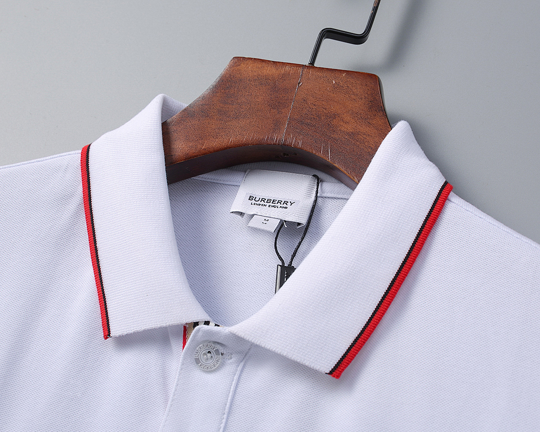 Burberry Icon Stripe Placket Cotton Piqué · A2431 — תמונה 48