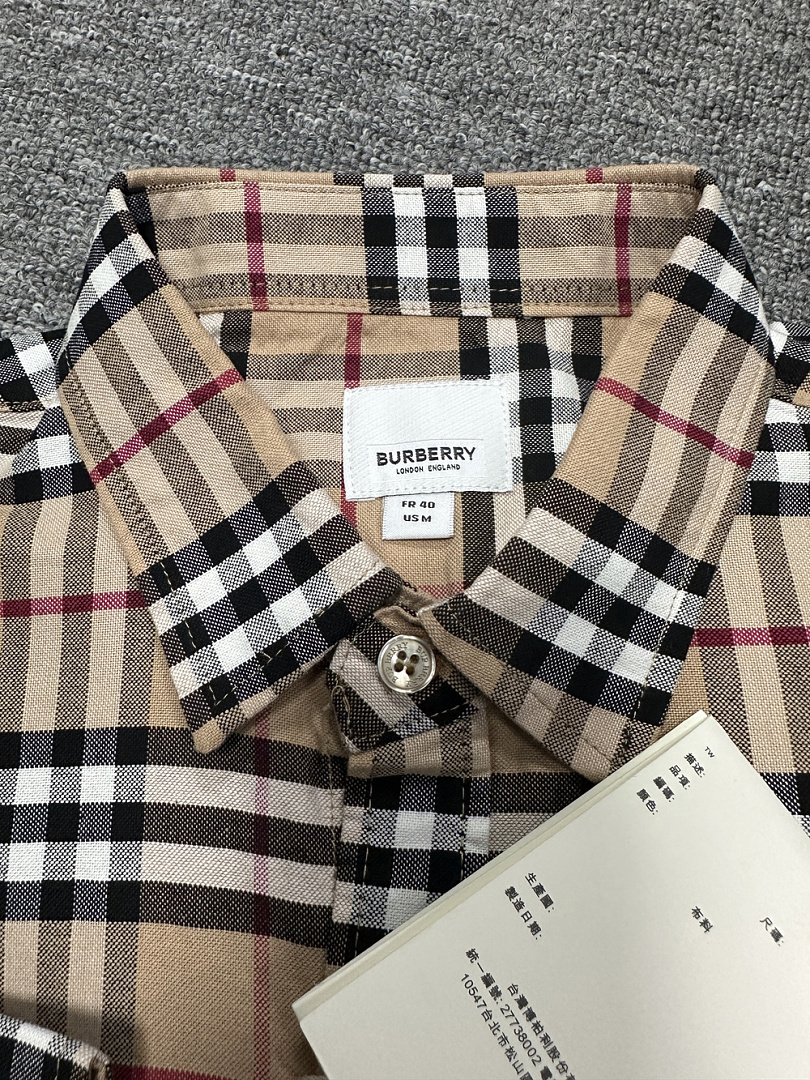 Burberry Classic Fit Check Cotton Shirt · A3040 — תמונה 5