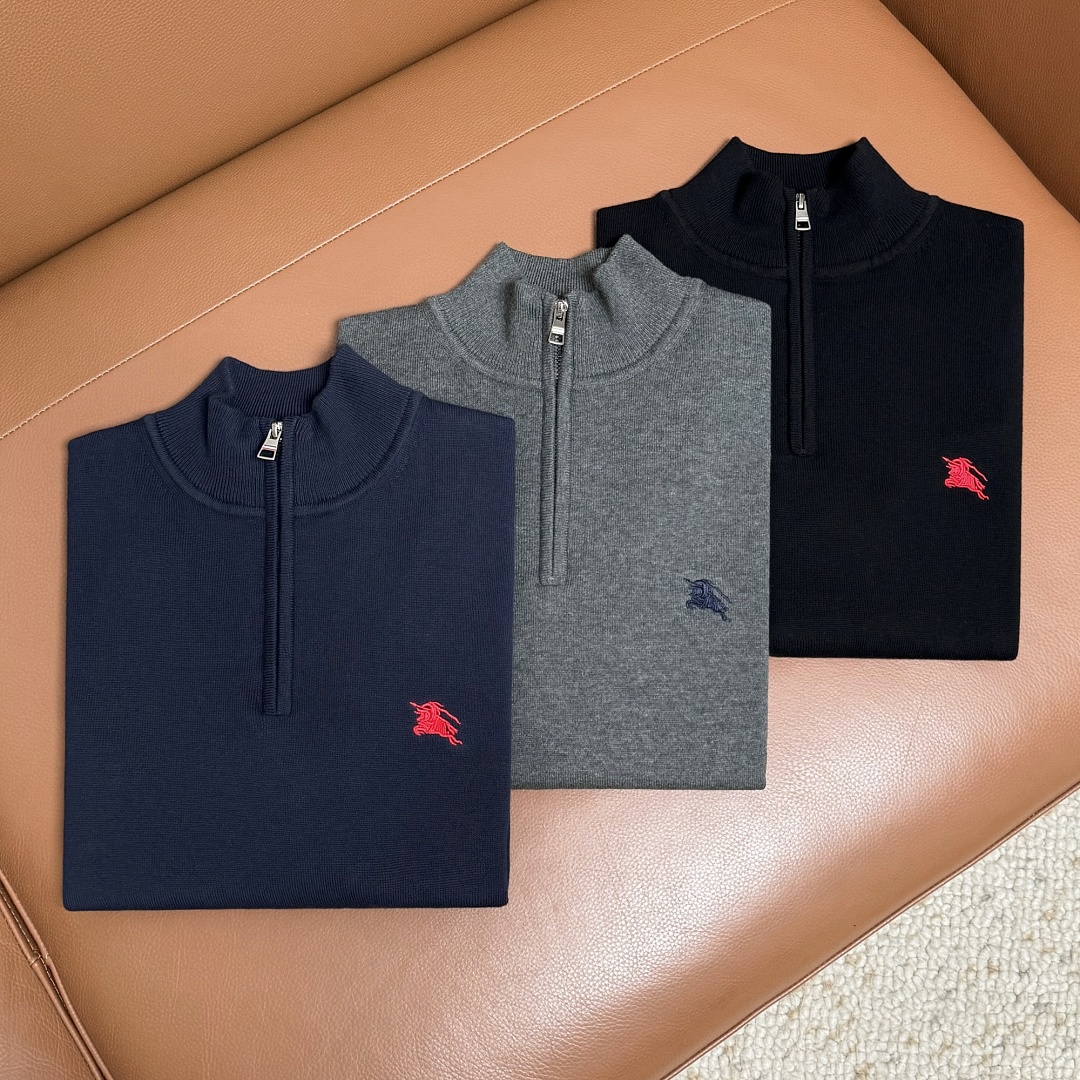 Burberry Half-zip Sweater · A3418 — תמונה 20