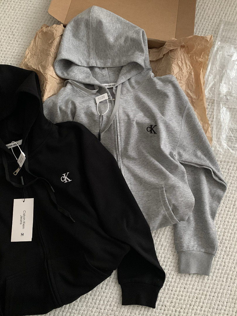 Calvin Klein Premium Terry Relaxed Zip Hoodie · A2783 — תמונה 19