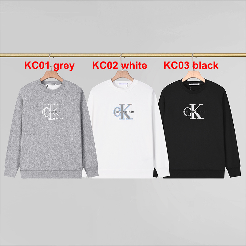 Calvin Klein Monologo Fleece Crewneck Sweatshirt · A3301