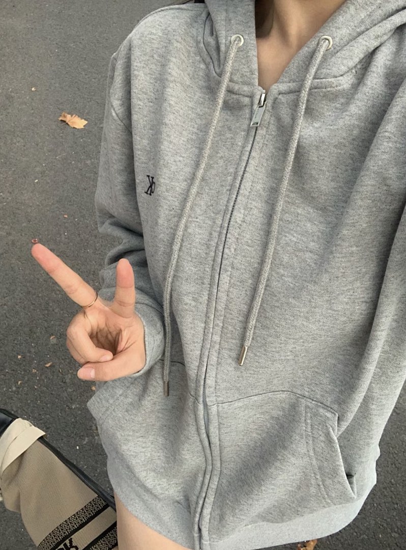 Calvin Klein Premium Terry Relaxed Zip Hoodie · A2783 — תמונה 10