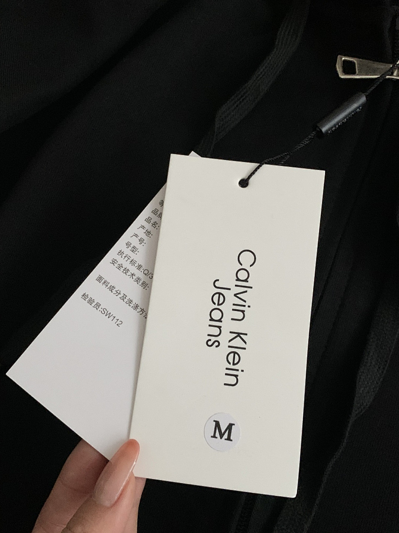 Calvin Klein Premium Terry Relaxed Zip Hoodie · A2783 — תמונה 13