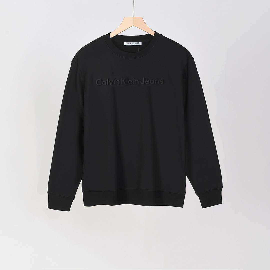 Calvin Klein Monologo Fleece Crewneck Sweatshirt · A3301 — תמונה 28
