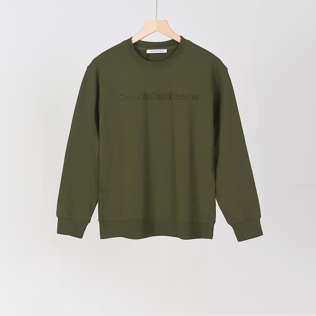 Calvin Klein Monologo Fleece Crewneck Sweatshirt · A3301 — תמונה 24