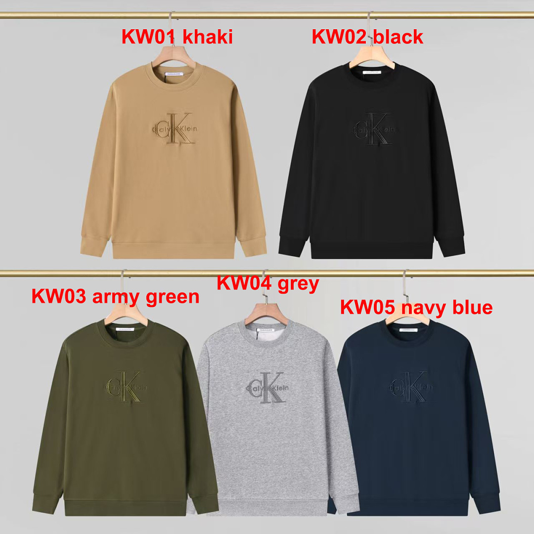 Calvin Klein Monologo Fleece Sweatshirt · A3282 — תמונה 3