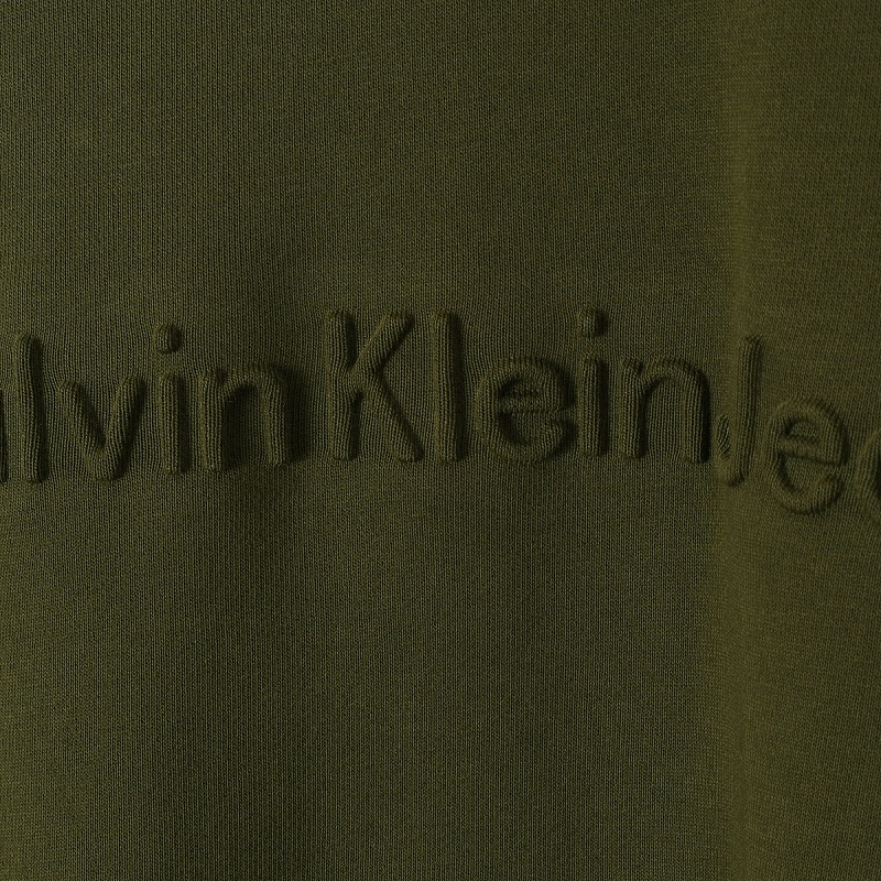 Calvin Klein Monologo Fleece Crewneck Sweatshirt · A3301 — תמונה 7